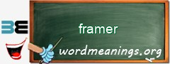 WordMeaning blackboard for framer